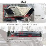 ASANEST Lightweight Hard Shell Rooftop Camping Tent