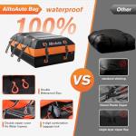 AlltoAuto Waterproof Rooftop Cargo Carrier 21 Cubic Feet