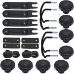 4-Pack U-Bolt Clamps for Rooftop Car Accessories