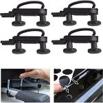 4-Pack U-Bolt Clamps for Rooftop Car Accessories