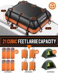 Waterproof Rooftop Cargo Carrier Bag - 21 Cubic Feet