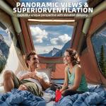 YOLENY Inflatable Camping Tent with Extended Canopy