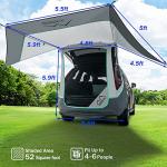 SUV Tailgate Tent with Awning and Mosquito Net