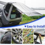 SUV Tailgate Tent with Awning and Mosquito Net