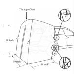 Portable SUV Tailgate Shelter Tent for Privacy