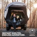 SUV Tailgate Tent with Awning and Screen Door