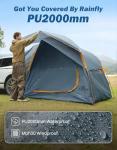JOYTUTUS Waterproof SUV Tent for 6-8 Campers