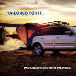 SUV Tailgate Tent with Awning and Screen Door