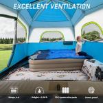 JELUCAMP 6-Person Waterproof SUV Camping Tent