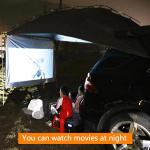 SUV Tailgate Tent with Waterproof Awning and Shade