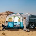 JELUCAMP 6-Person Waterproof SUV Camping Tent