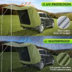 WOLFWILL SUV Tailgate Tent with Awning for Camping