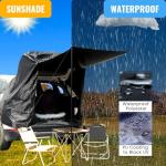 Portable Rainproof Car Boot Tent with Sunshade