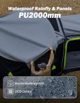 Pop-Up SUV Tent for Family Camping, 2 Rooms