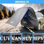 Portable Rainproof Car Boot Tent with Sunshade