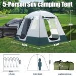 Spacious Waterproof SUV Tent for 5 Campers