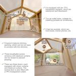 SENLEETO Large Inflatable Camping Tent for 10-12 People