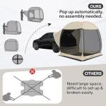 EighteenTek SUV Tent for Camping with Screen Room
