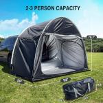 Portable SUV Camping Tent with Awning and Porch