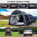 Portable SUV Camping Tent with Awning and Porch