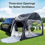 Portable SUV Camping Tent with Awning and Porch