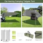 SANLIKE Car Awning Tent for Outdoor Adventures