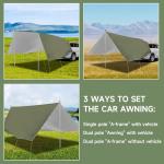 SANLIKE Car Awning Tent for Outdoor Adventures