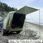 JurwheeR Waterproof SUV Tailgate Tent with Awning