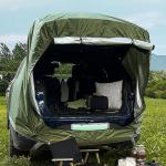 JurwheeR Waterproof SUV Tailgate Tent with Awning