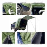 JurwheeR Waterproof SUV Tailgate Tent with Awning