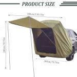 Car Awning Tent with Mosquito Net for Camping