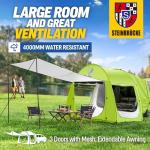 SUV Camping Tent with Awning for 4 People