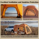 5-Person SUV Tent for Camping and Road Trips
