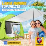 SUV Camping Tent with Awning for 4 People