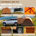 5-Person SUV Tent for Camping and Road Trips