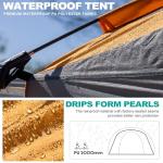 Unihimal Waterproof SUV Camping Tent for 5-8 People