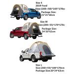 5.5 FT Truck Tent for Camping – Waterproof 2-Person