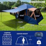 Eolzzi Extra Large 4 Season SUV Camping Tent