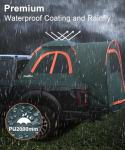LIBERRWAY Waterproof Truck Bed Tent for Camping