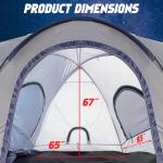 CROSSHIP Truck Bed Tent for Two – Water-Resistant