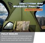 Waterproof Truck Bed Tent for 5-5.4 ft Beds