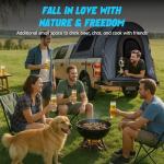 CROSSHIP Truck Bed Tent for Two – Water-Resistant