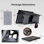 San Hima Hard Shell Rooftop Tent for Camping