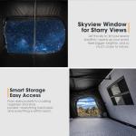 San Hima Hard Shell Rooftop Tent for Camping