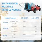 2-Person Waterproof Truck Bed Tent for Camping