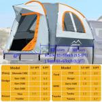 Waterproof Pickup Truck Tent for 5.5-6 Ft Beds