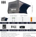 Portable Inflatable Rooftop Tent for SUVs
