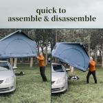 2-Person Inflatable Car Rooftop Tent with Pump