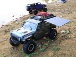 RC Car Rooftop Tent Awning for SCX10 TRX4 D90