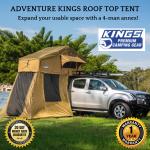 4 Person Adventure Kings Roof Top Annex Tent